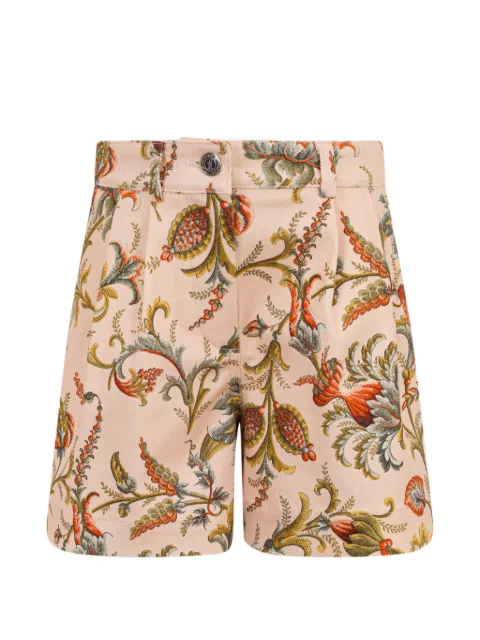 ETRO KIDS short à imprimé fleurs et feuilles