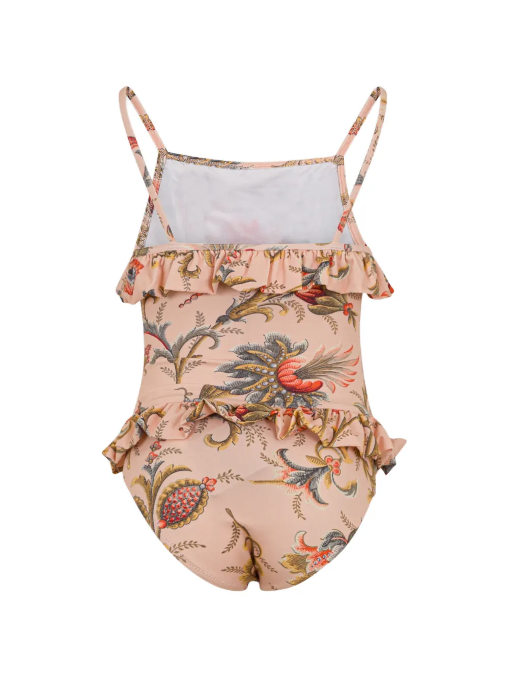 ETRO KIDS Badpak met bloemenprint en ruches Roze