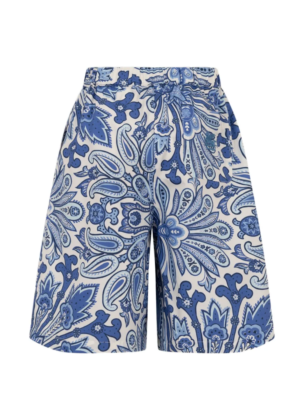  Etro Kids Printed Shorts - Blue 