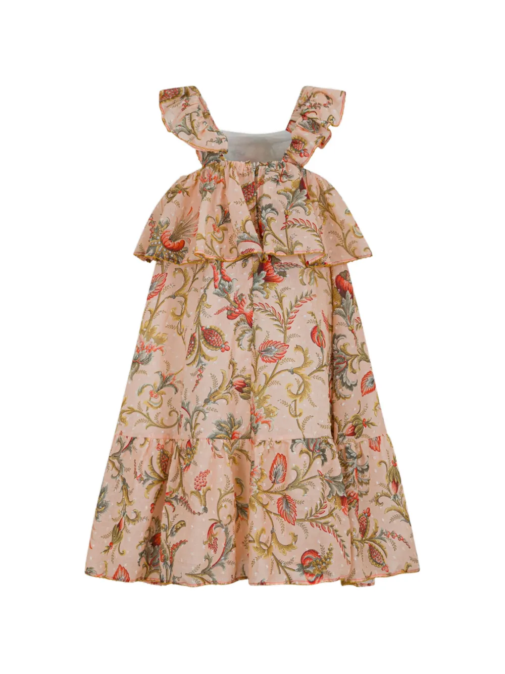 ETRO KIDS Jurk met bloemenprint Beige