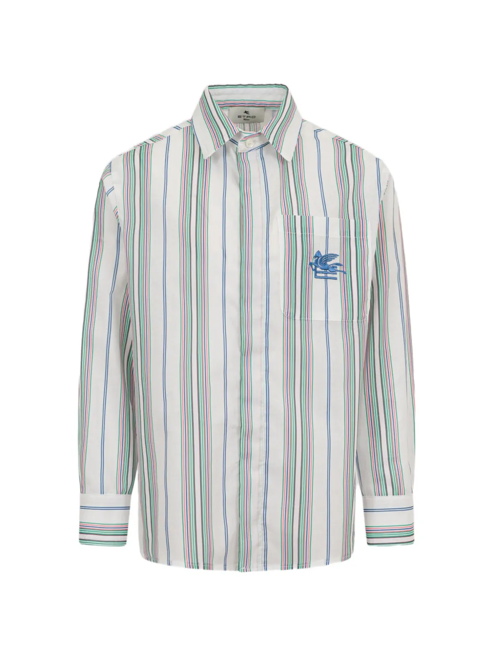 ETRO KIDS striped shirt - White