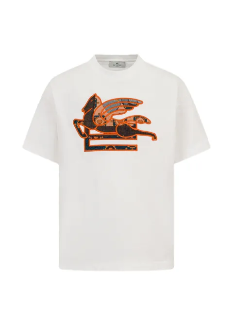 ETRO KIDS pegaso-embroidered T-shirt