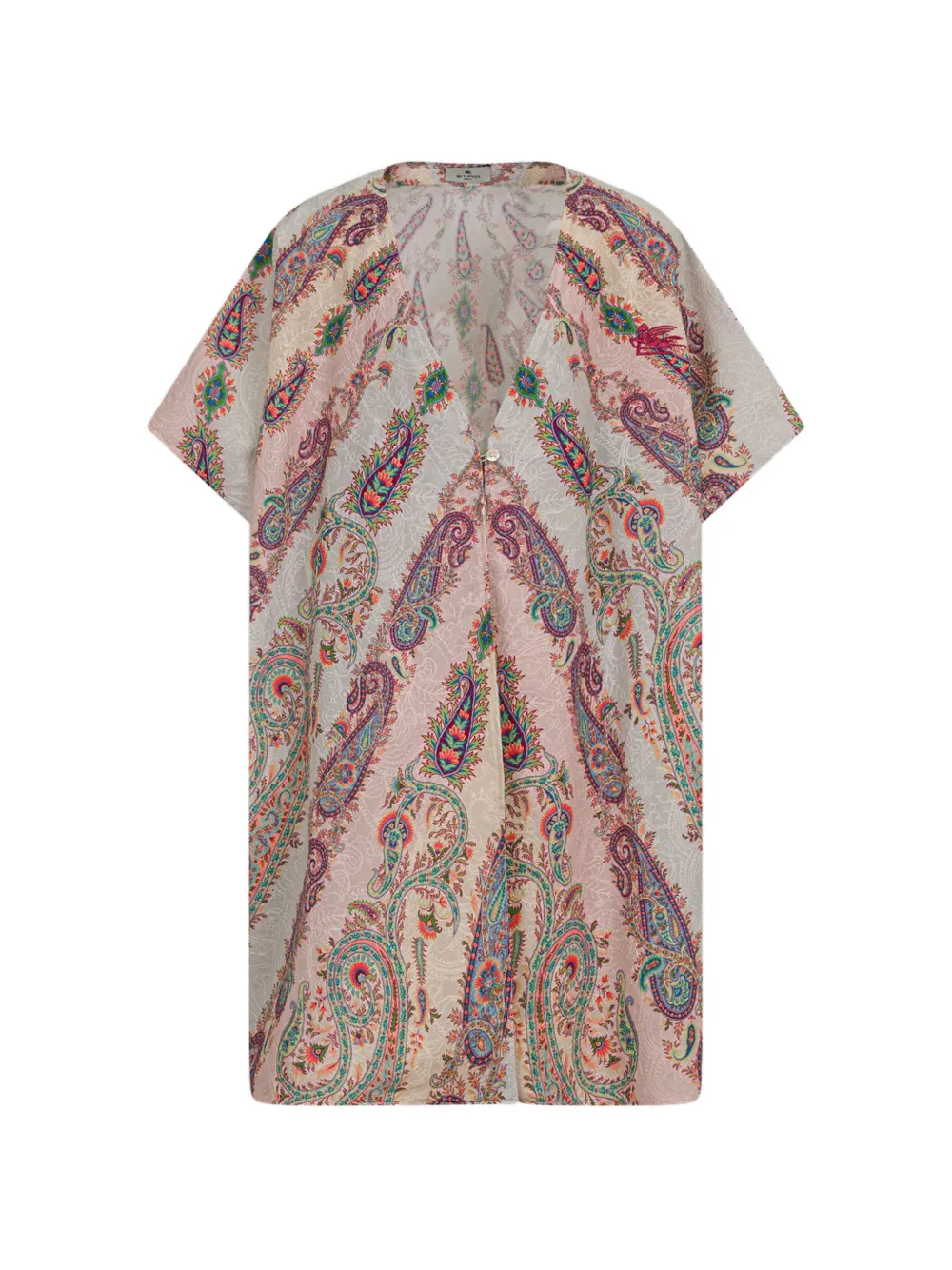 ETRO KIDS paisley-motif embroidered dress - Toni neutri