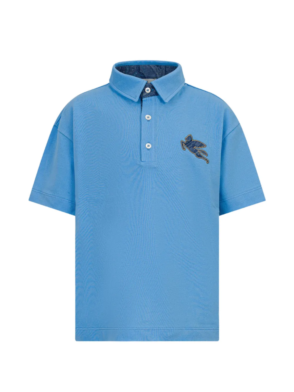 ETRO KIDS Polo Pegaso - Blu