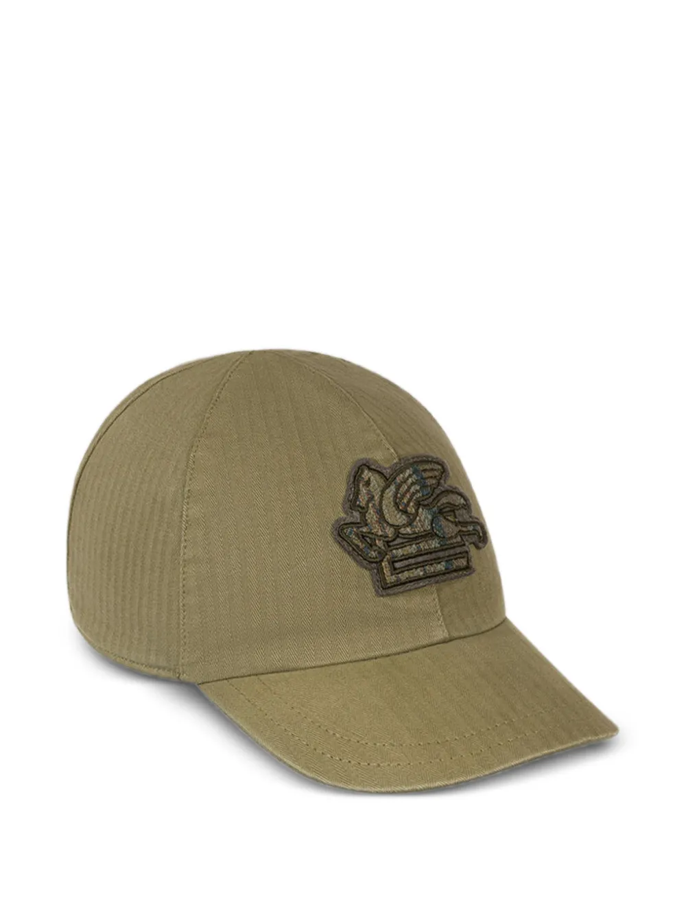 ETRO KIDS Cappello da baseball con dettaglio Pegaso - Verde