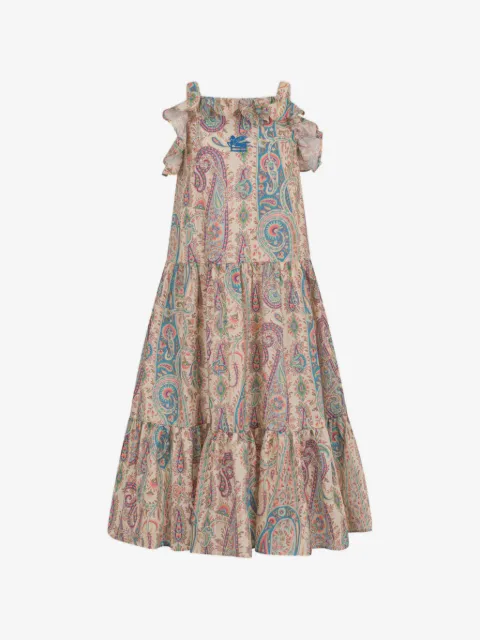 ETRO KIDS paisley-print ruffled dress