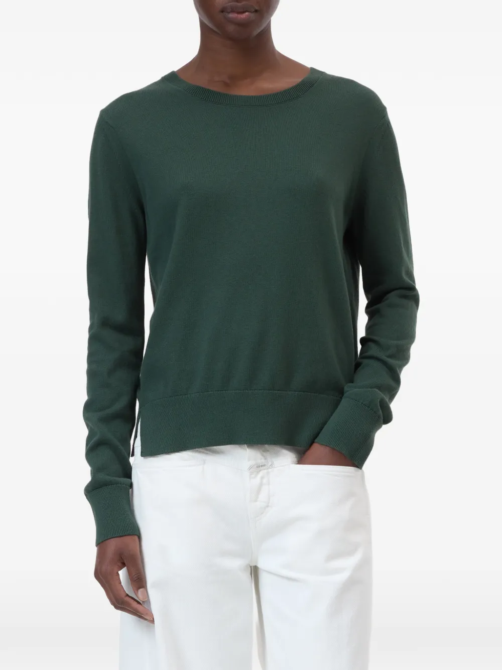  Closed Long Sleeve Crew Neck Knitwear - Green 
