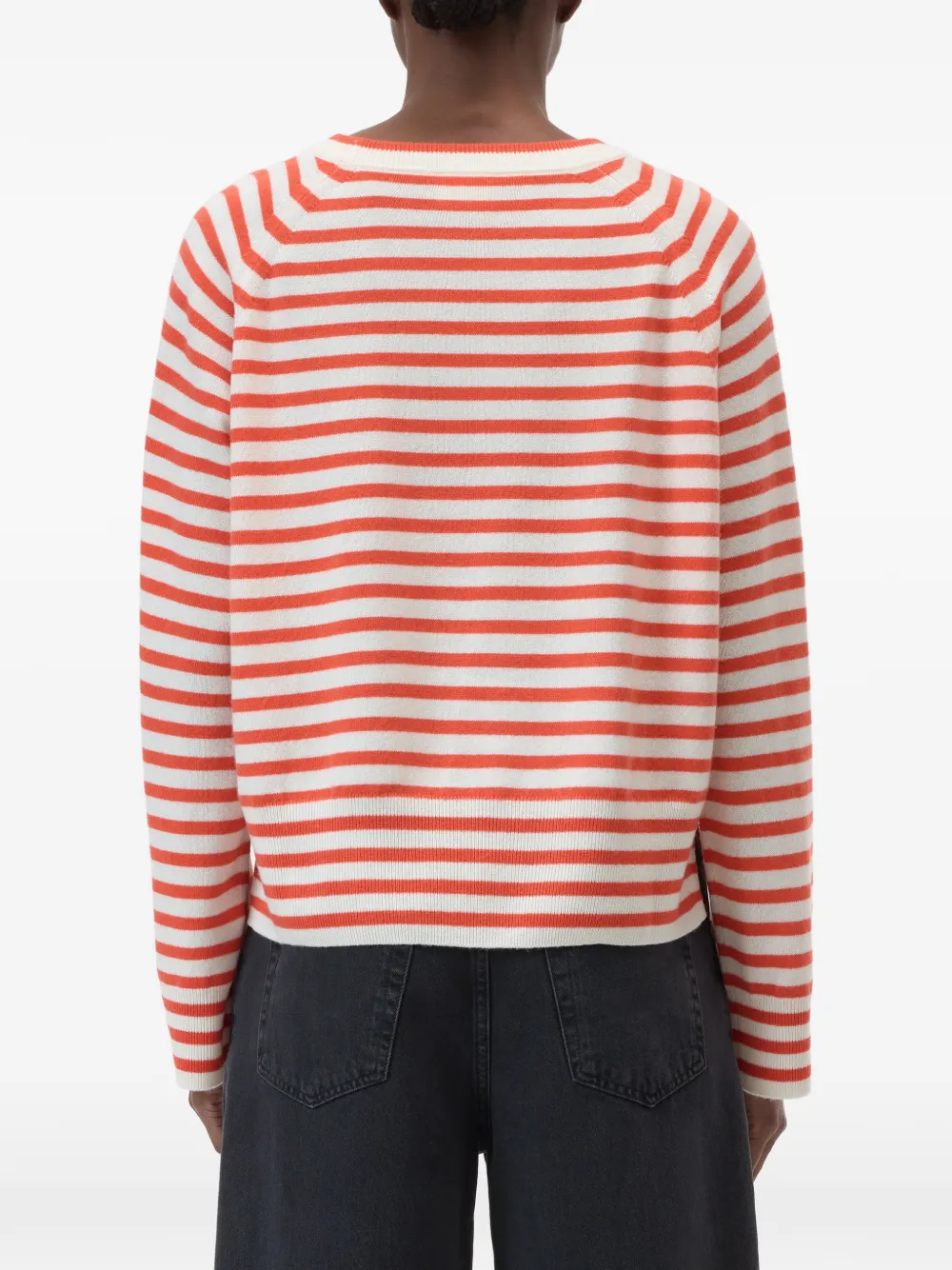 Closed Gestreept T-shirt Rood