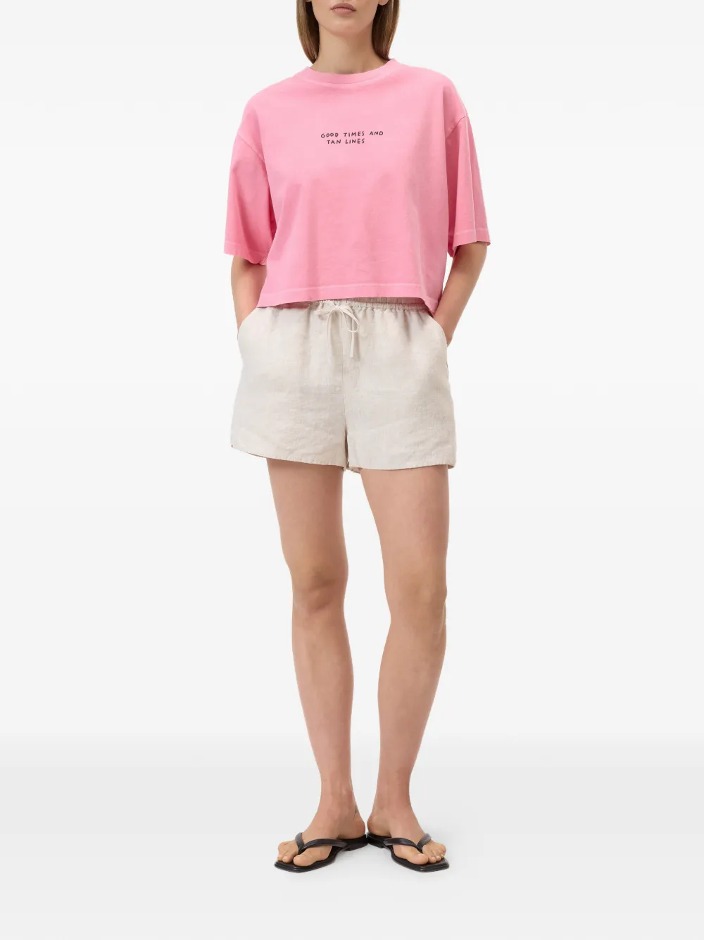 Closed boxy cropped T-shirt | T-Shirts & Jersey Shirts | Image 2