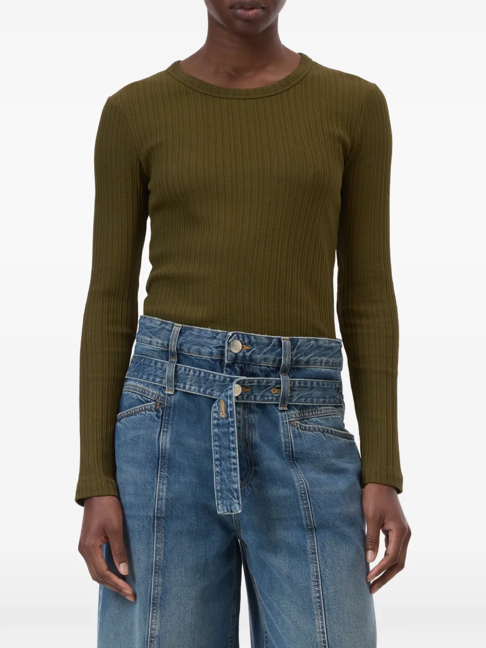 Crewneck Long Sleeve Top