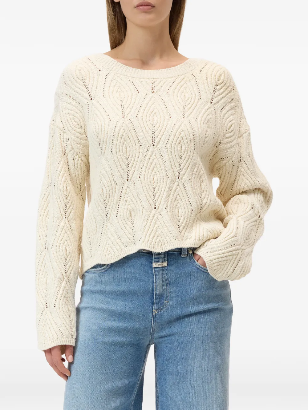  Closed Crew-neck Sweater - Neutrals 