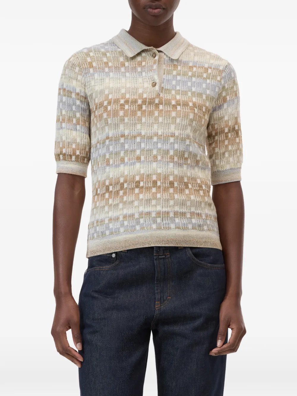  Closed Short-sleeve Polo Shirt - Neutrals 