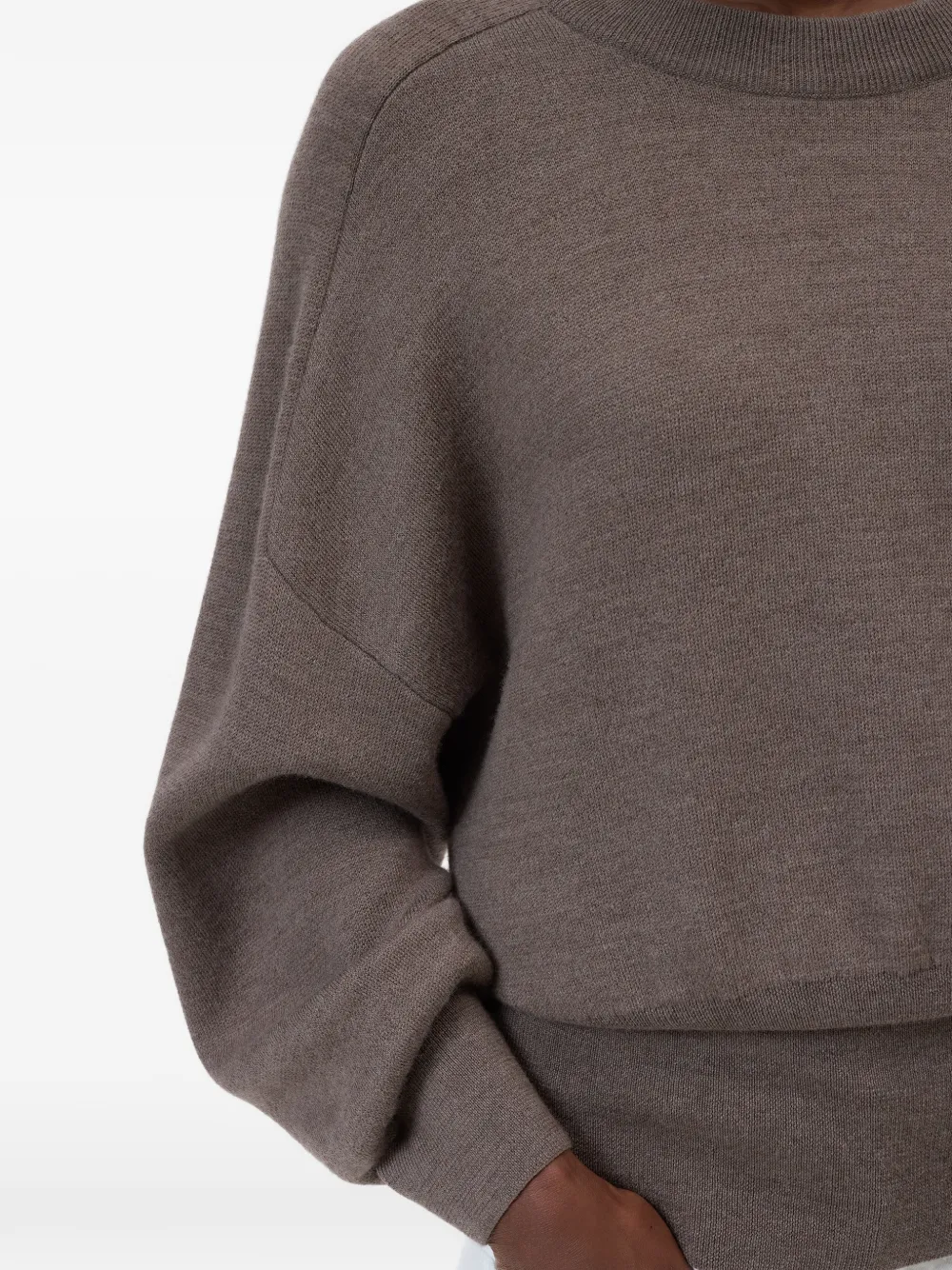 Closed Sweater met ronde hals Bruin