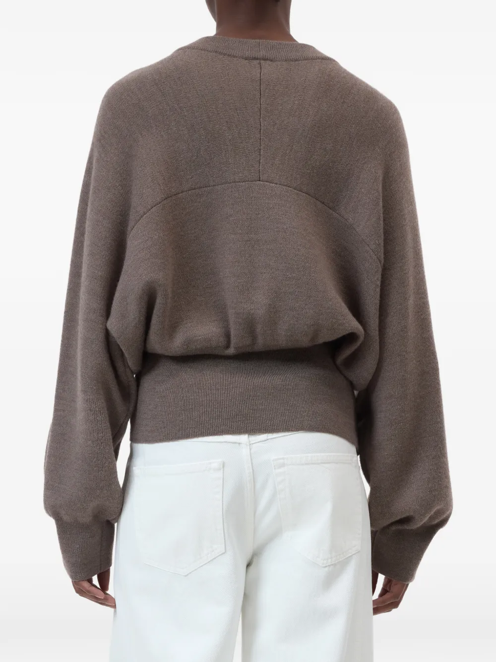 Closed Sweater met ronde hals Bruin