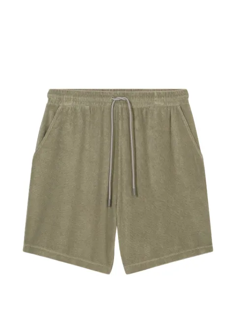 Closed drawstring terry-cloth shorts