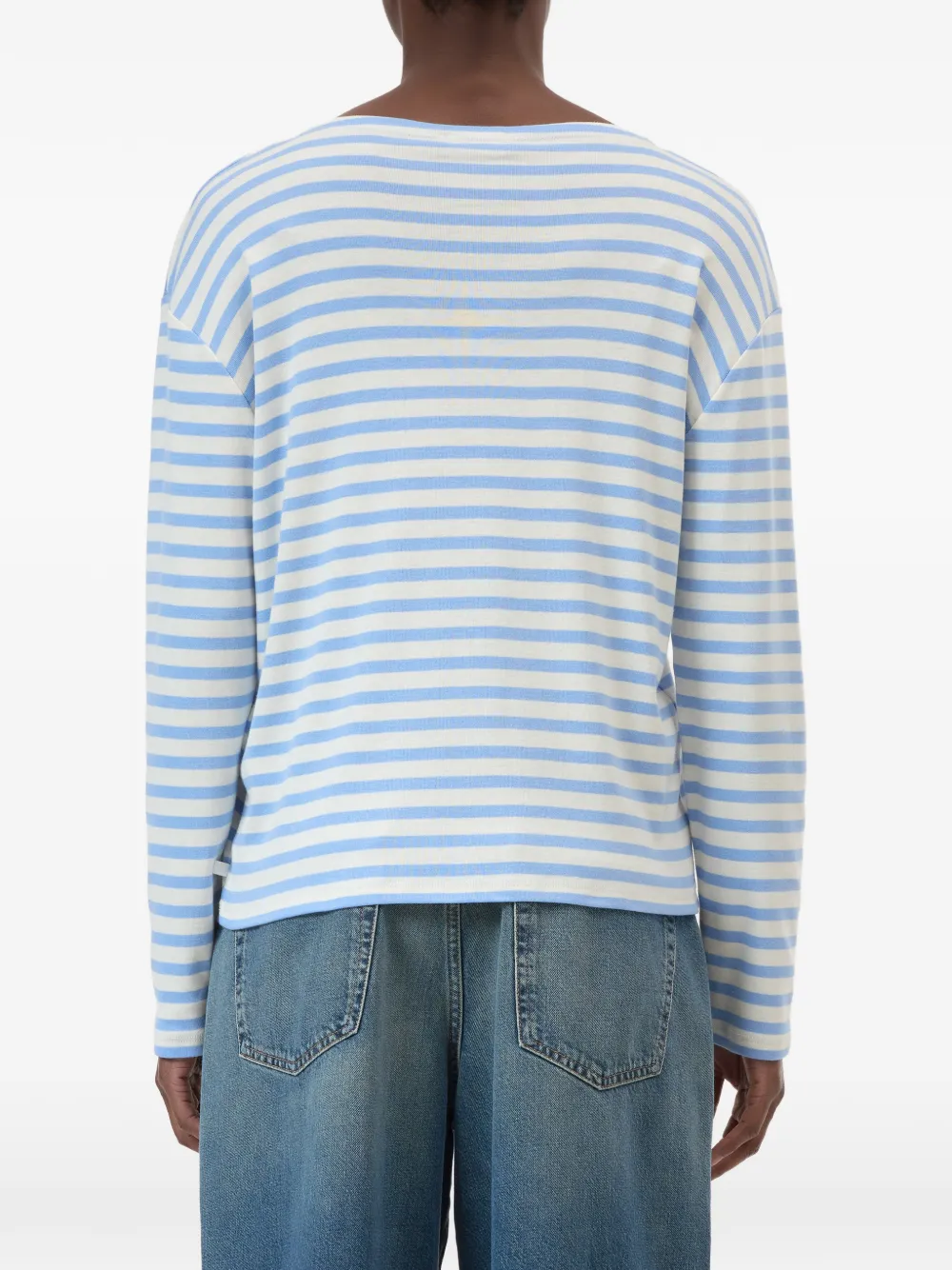 Closed Gestreepte top Blauw