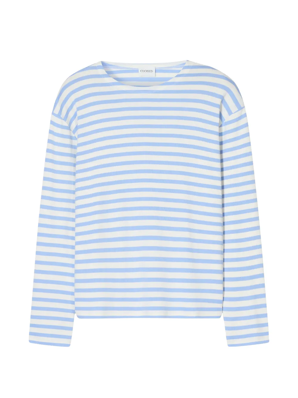 Closed striped longsleeve top - Blu