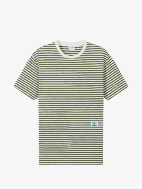 Closed striped T-shirt