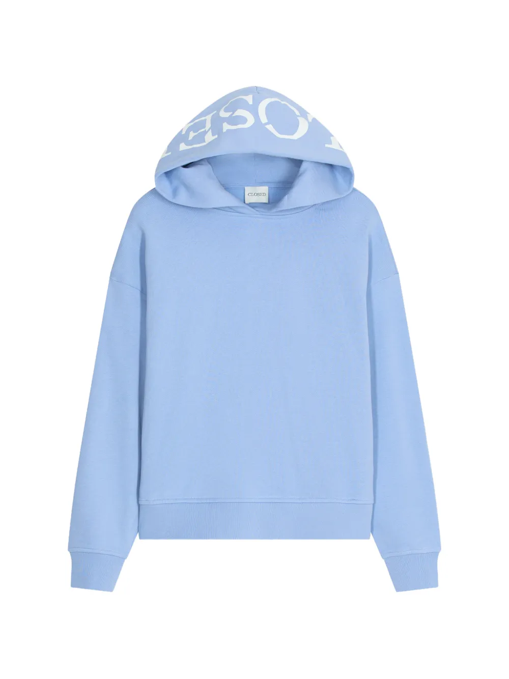 Closed logo hooded hoodie - Blu