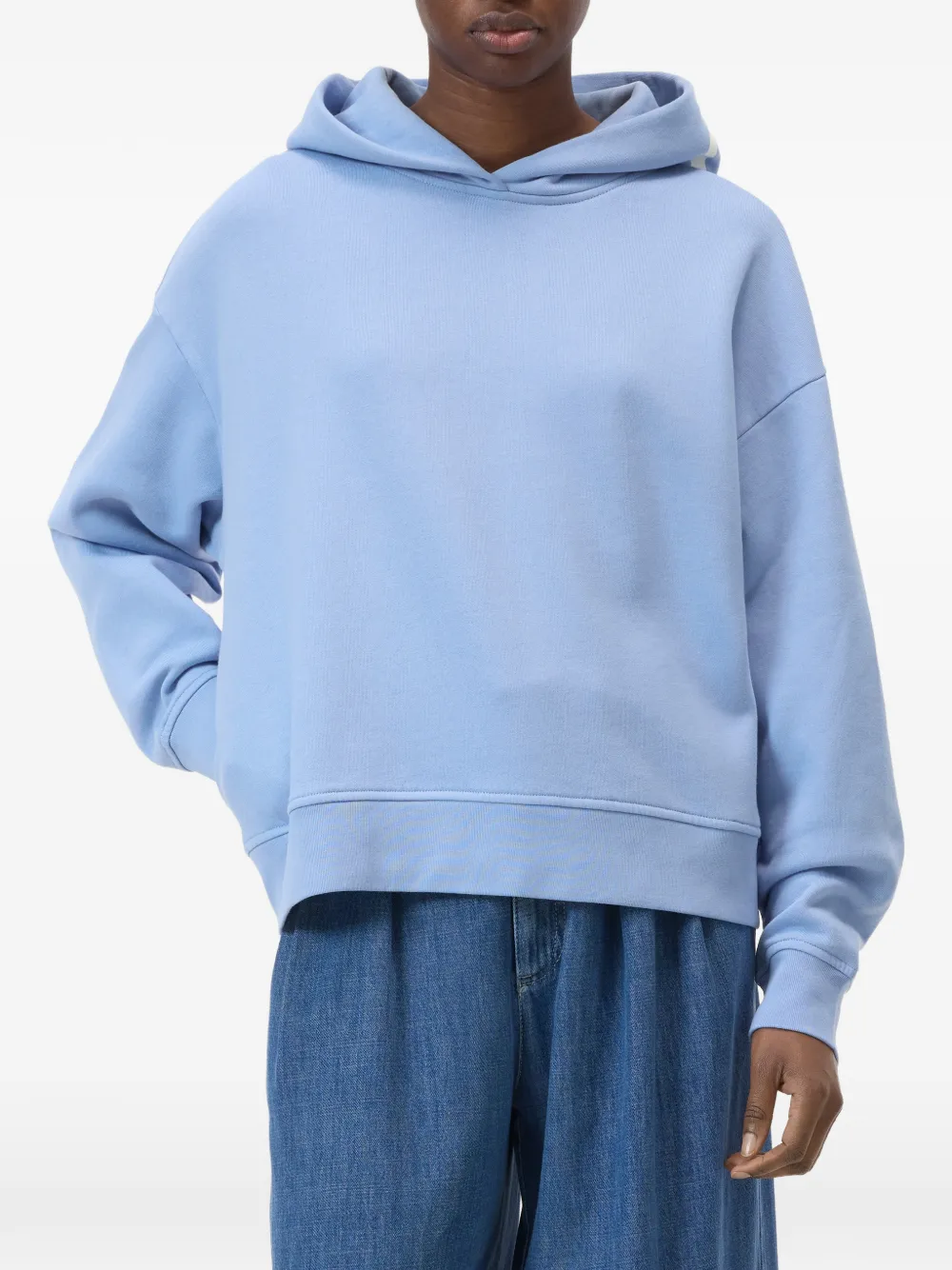  Closed Logo Hooded Hoodie - Blue 