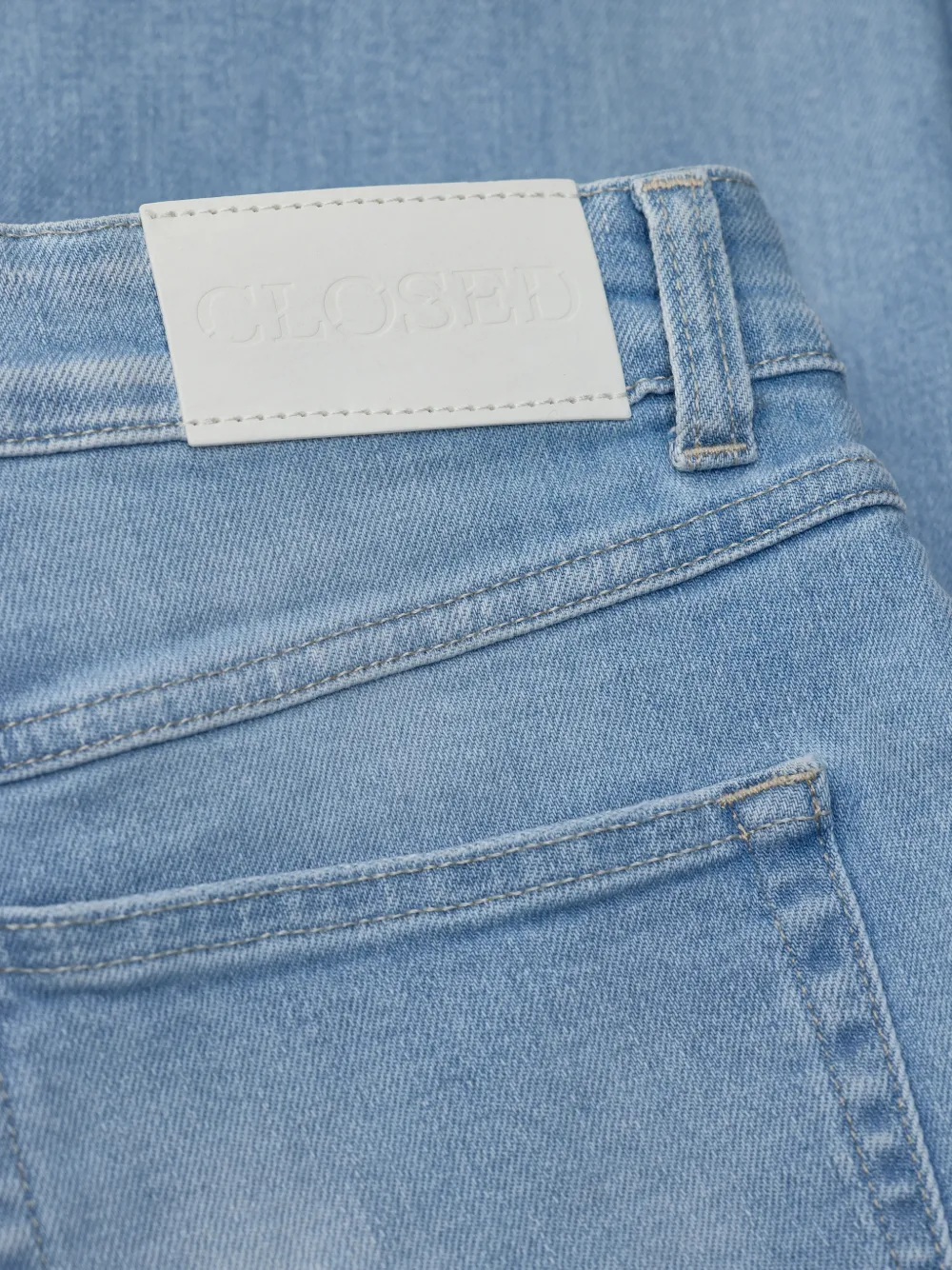 Closed Mira-X jeans met franje Blauw