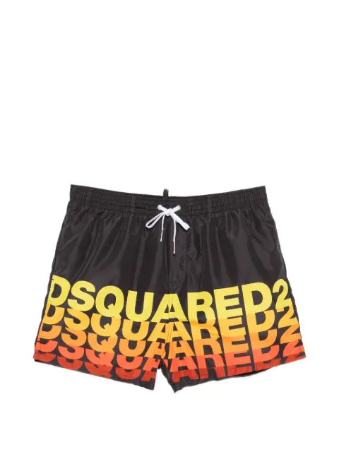 DSQUARED2 badeshorts med snoretræk og logo