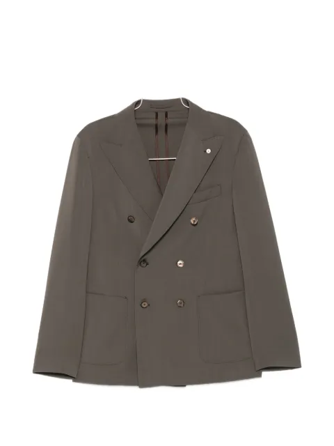 LUIGI BIANCHI MANTOVA double-breasted buttoned suit