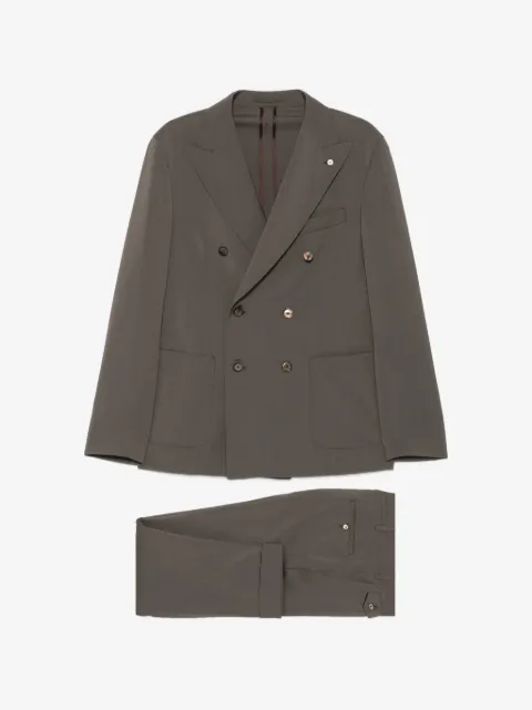 LUIGI BIANCHI MANTOVA double-breasted buttoned suit