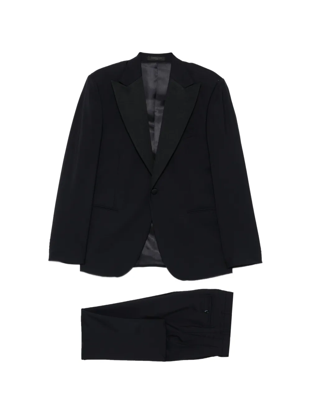 Corneliani peak-lapel single-breasted suit - Blu
