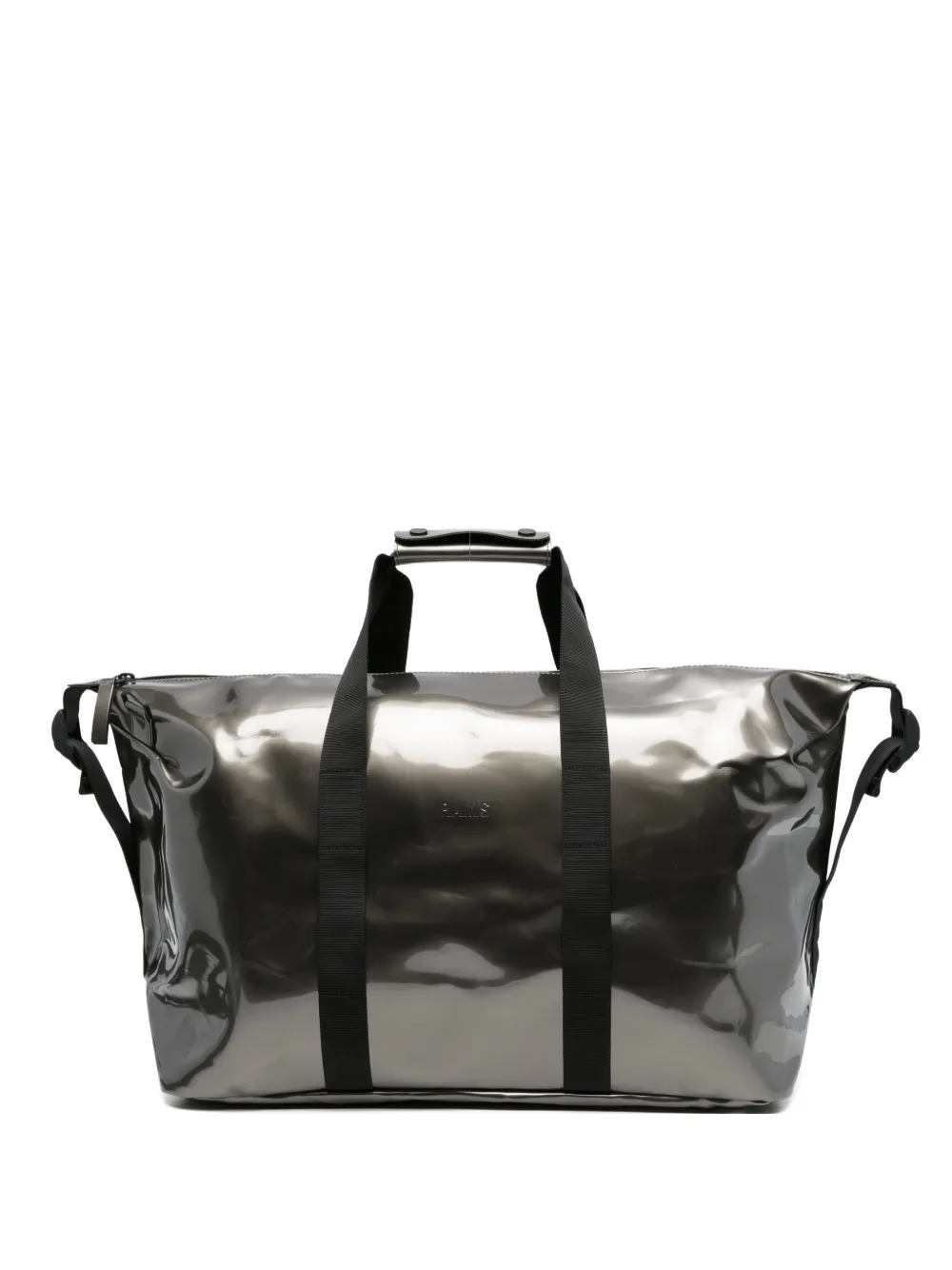 Rains Hilo glossy-finish holdall bag - Grau