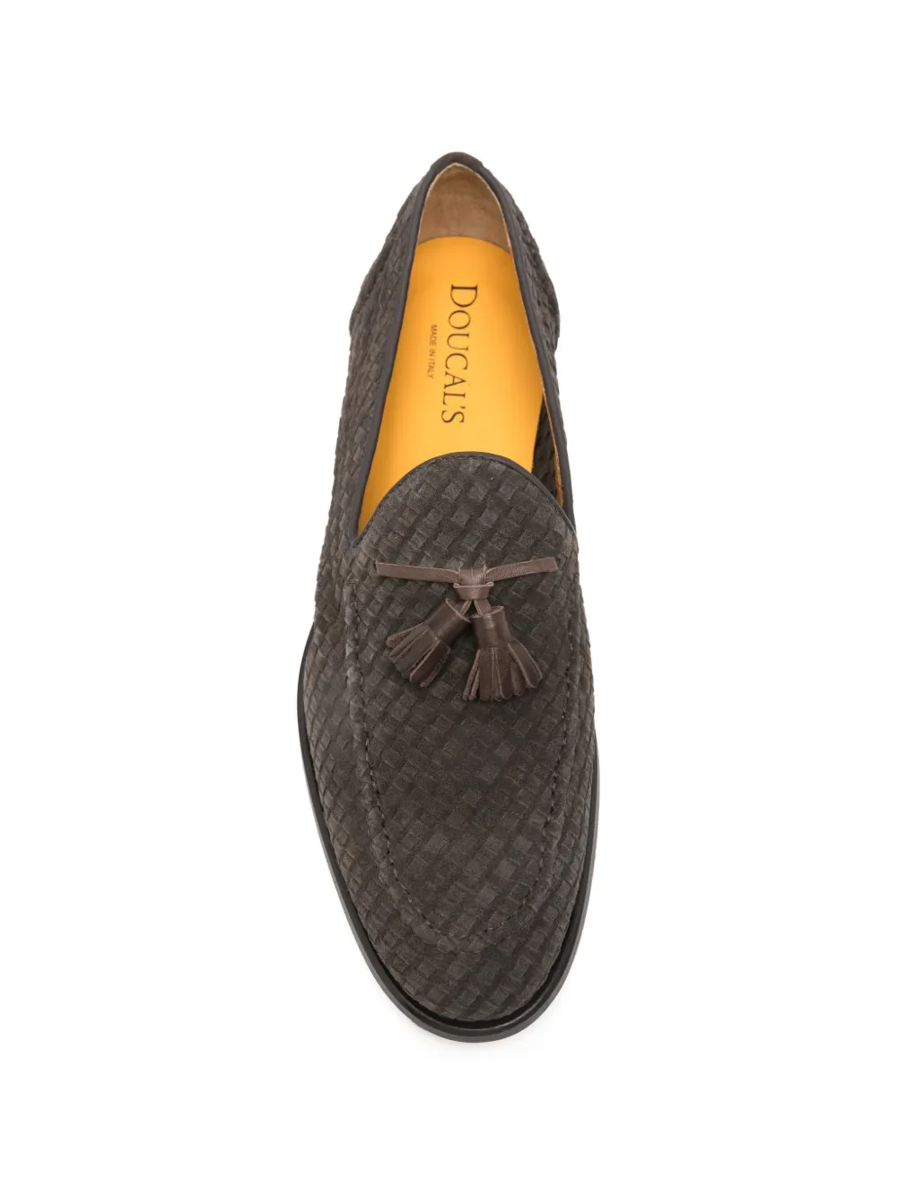 Doucal's woven tassel loafers Bruin