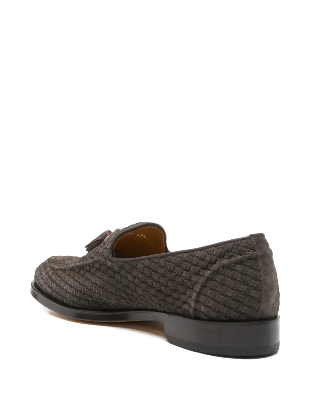 Doucal's woven tassel loafers Bruin