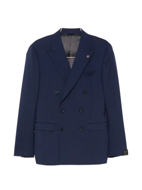 Manuel Ritz double-breasted peak-lapel suit