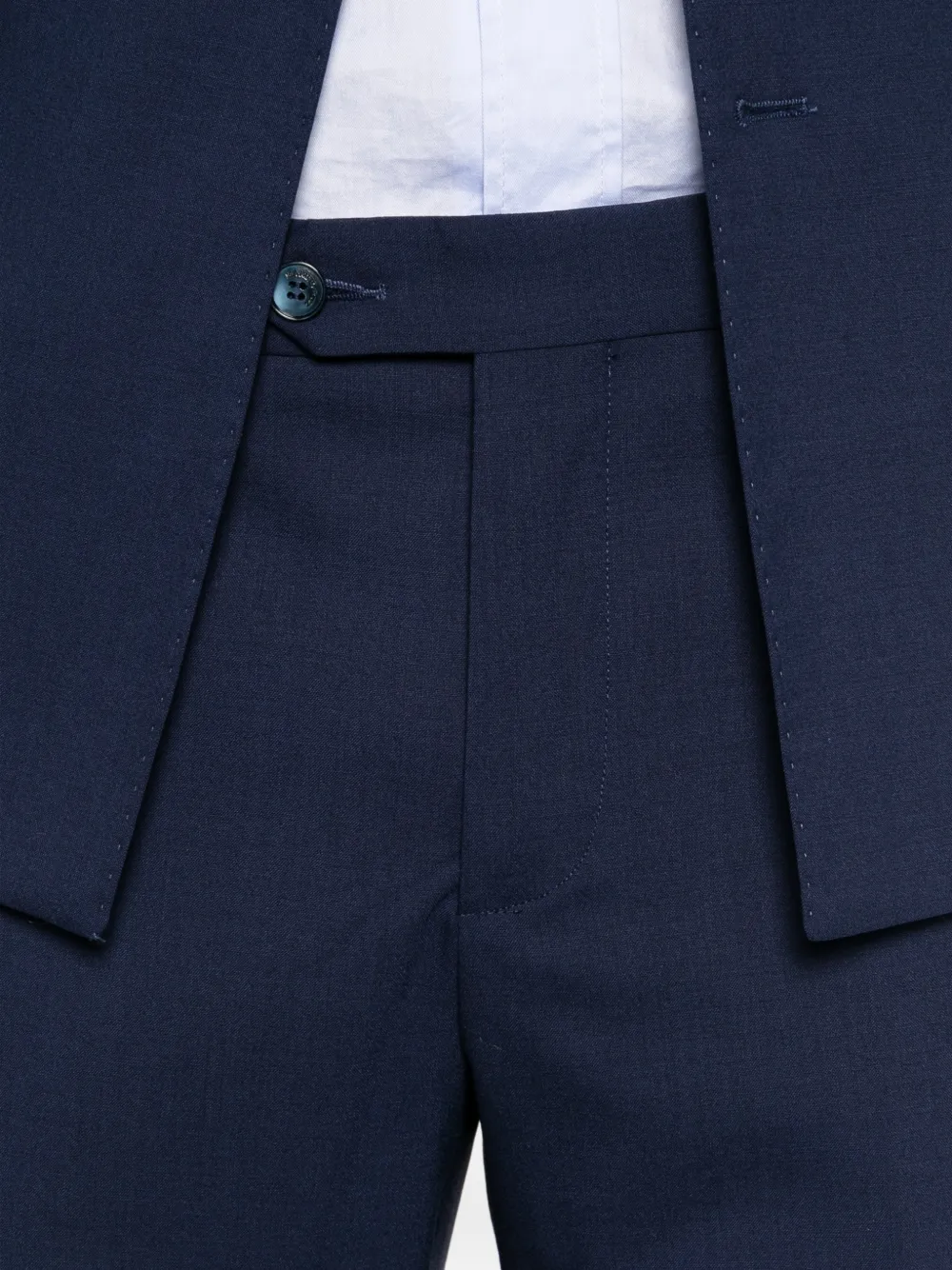 Manuel Ritz Pak met dubbele rij knopen Blauw