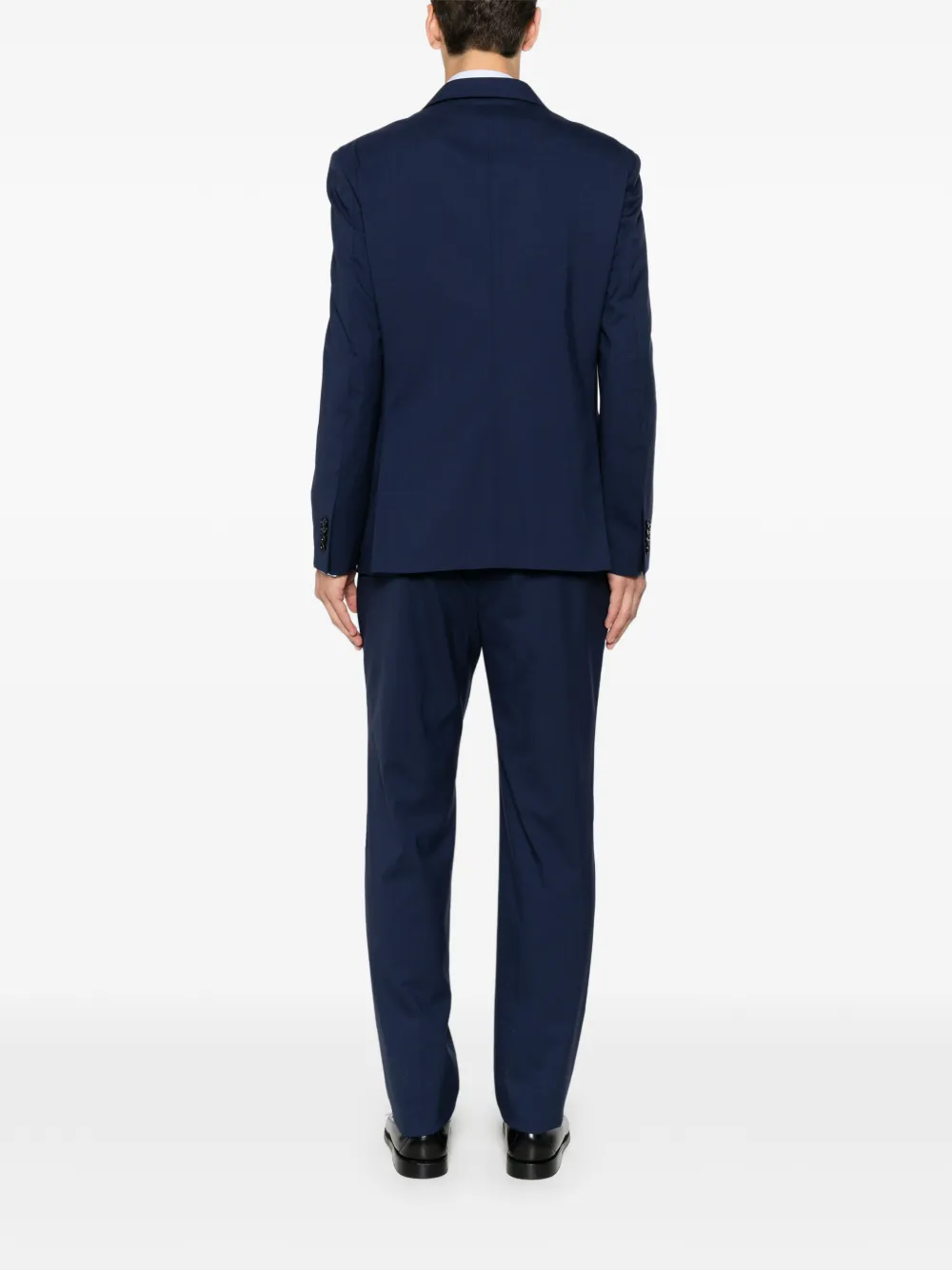 Manuel Ritz Pak met dubbele rij knopen Blauw