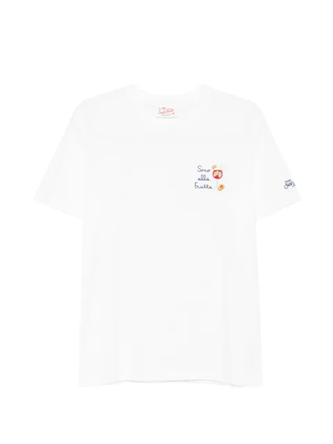 MC2 Saint Barth Portofino logo-embroidered T-shirt