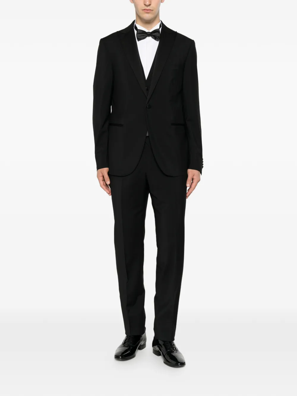 Corneliani Pak met puntige revers (set van drie) Zwart