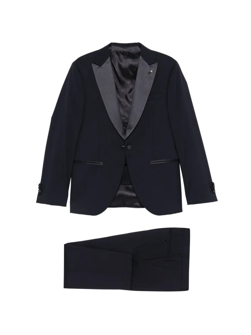Manuel Ritz peak-lapels suit - Blu
