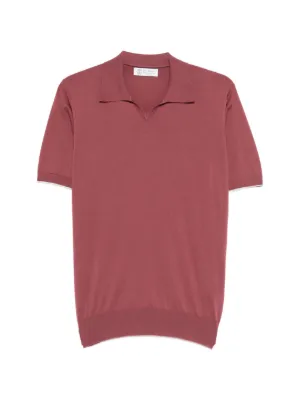 Brunello Cucinelli Vネック Tシャツ | レッド | FARFETCH JP