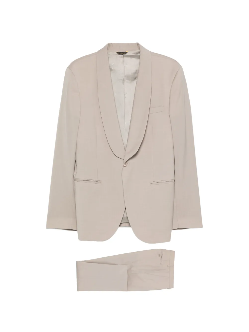 Manuel Ritz shawl-lapel single-breasted suit - Toni neutri