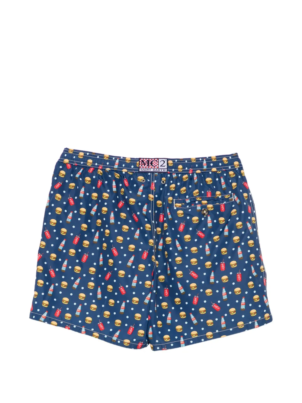 MC2 Saint Barth Zwembroek met print Blauw