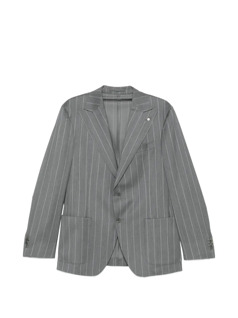 LUIGI BIANCHI MANTOVA Blazer gessato - Grigio