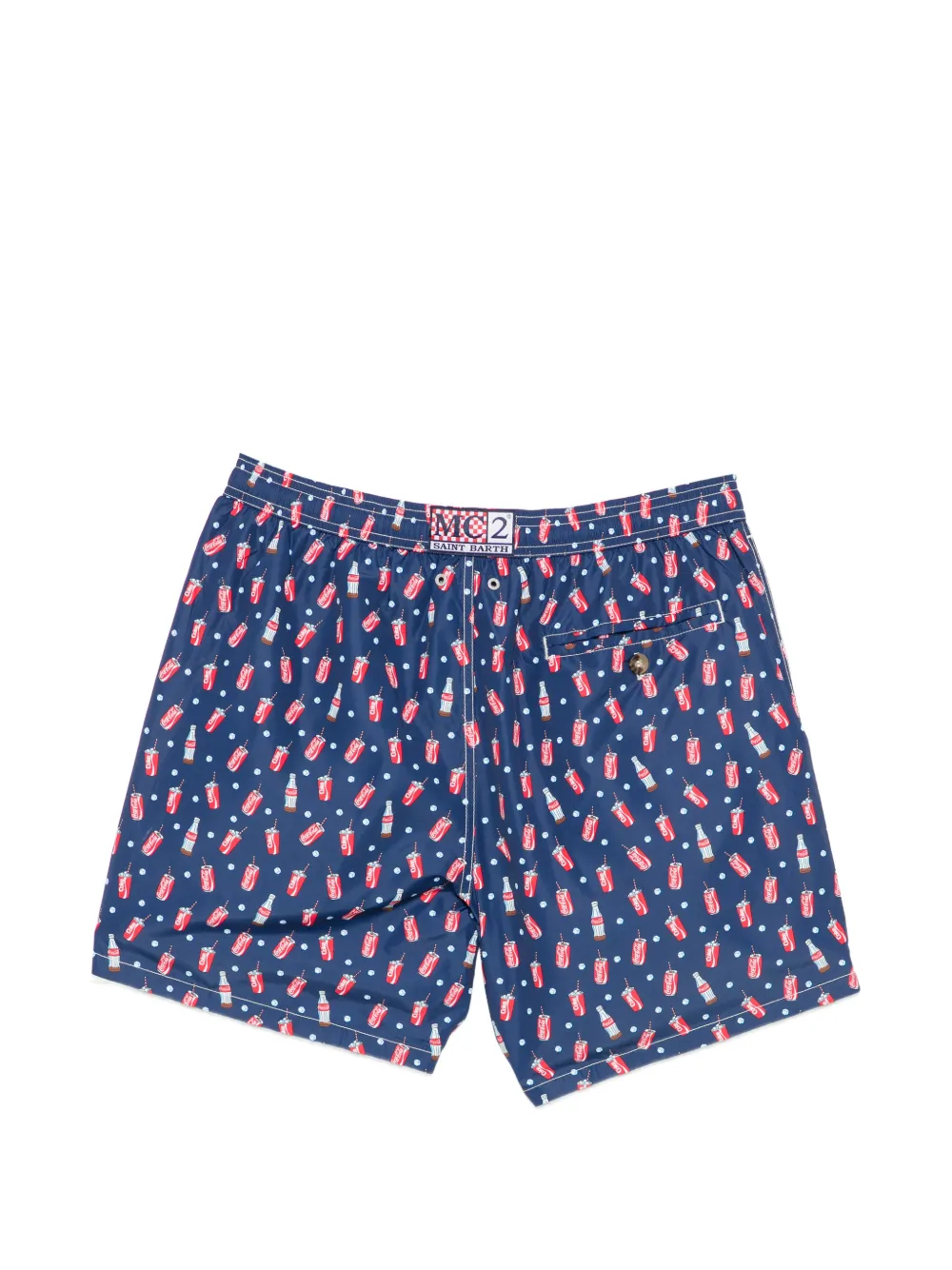 MC2 Saint Barth Zwembroek met print Blauw