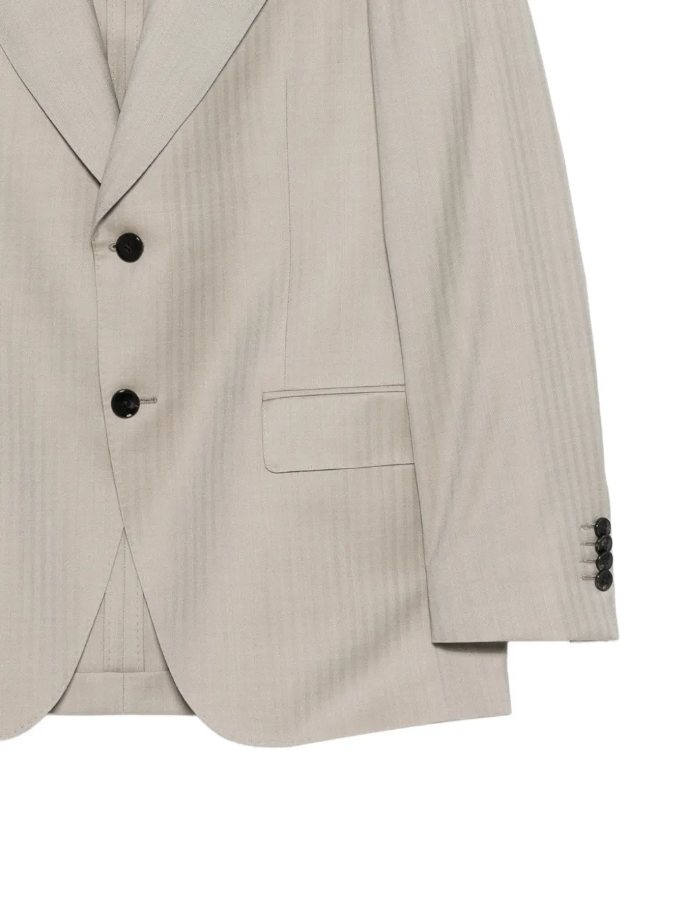  Gabriele Pasini Herringbone Suit - Neutrals 