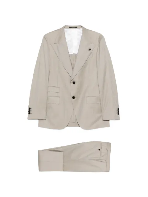 Gabriele Pasini costume à motif de chevrons