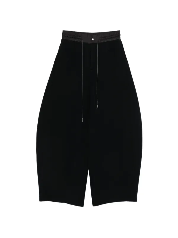 Sacai Sponge Track Pants in Black