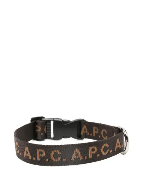 A.P.C. logo adjustable pet collar
