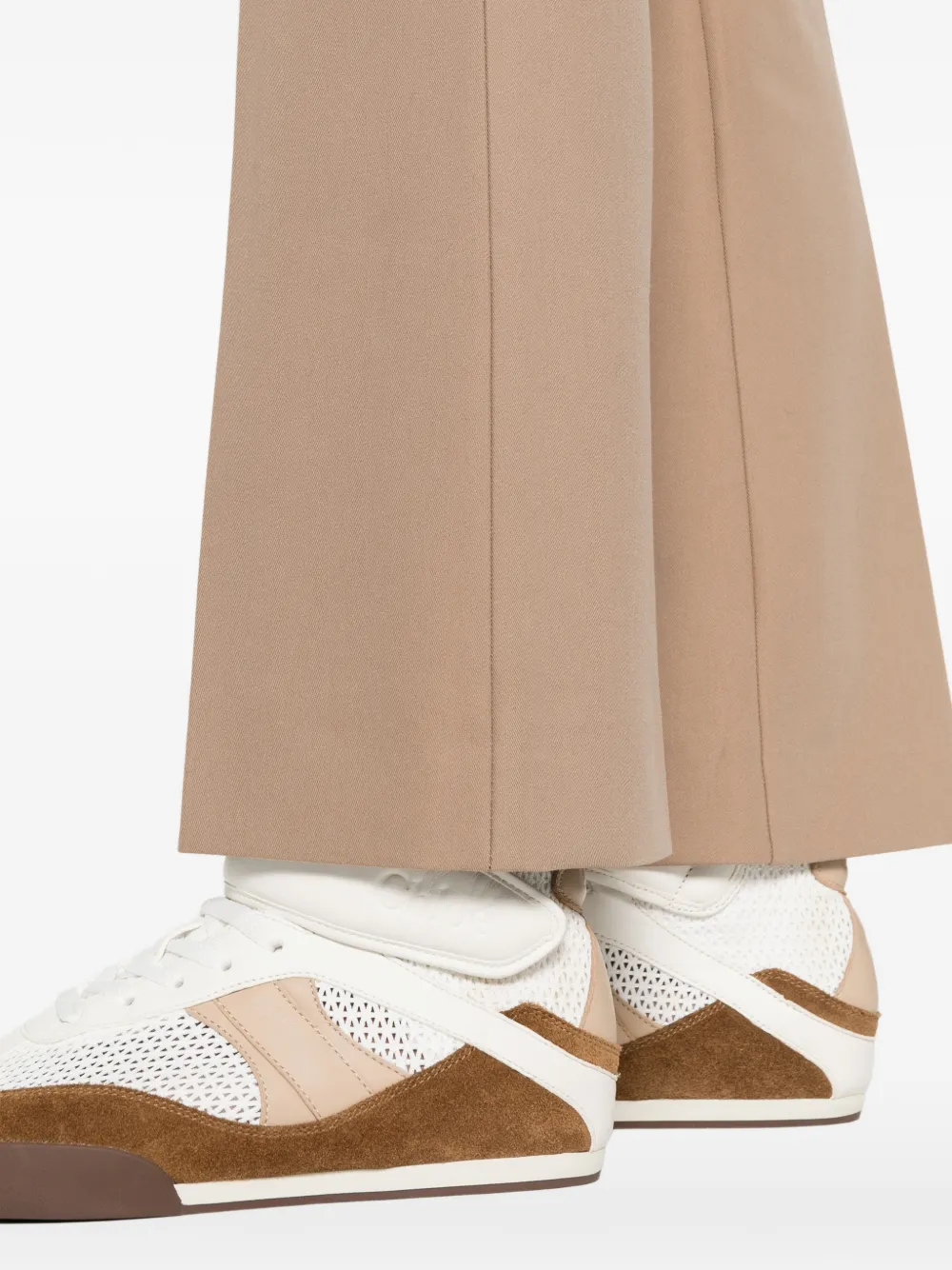 'S Max Mara Broek met riemlussen Beige