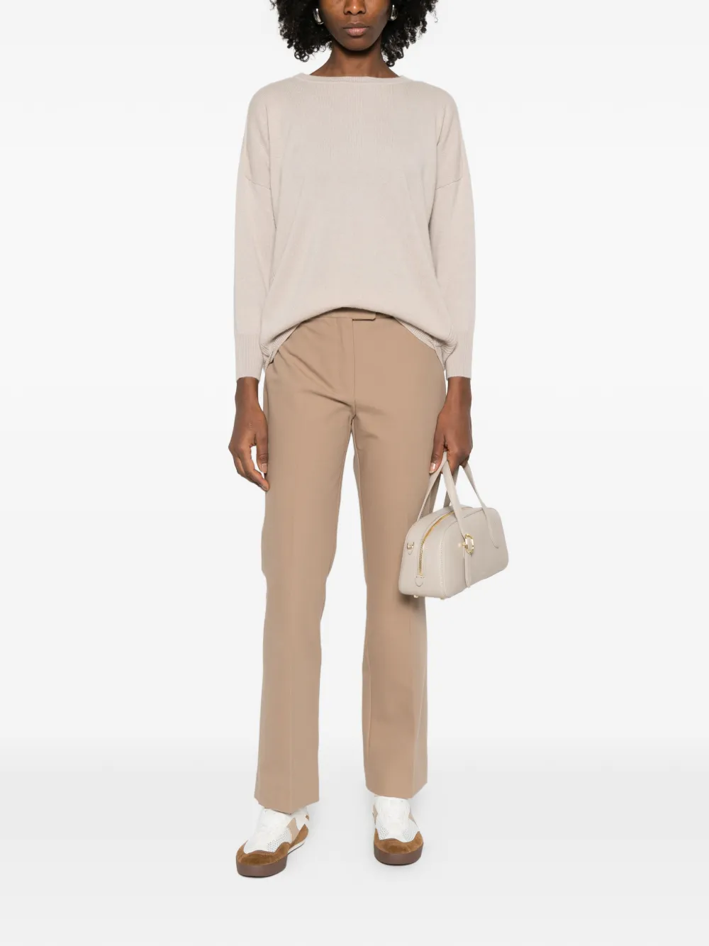 'S Max Mara belt-loop trousers - Beige