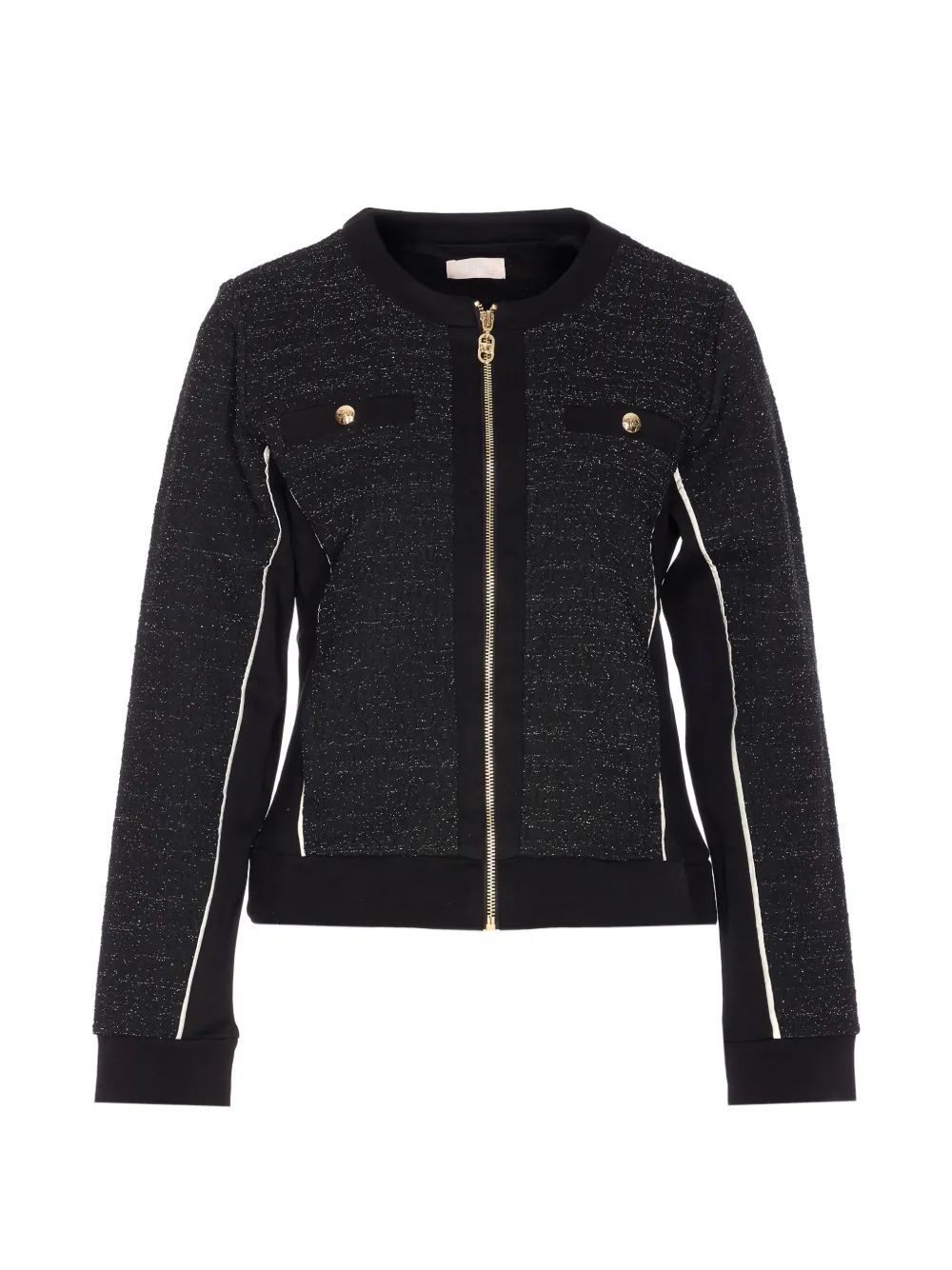 LIU JO zip-up jacket - Black
